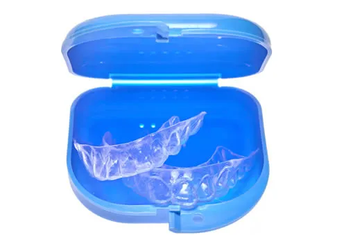 Custom at-home teeth whitening tray from Roam Dental Shelby Township