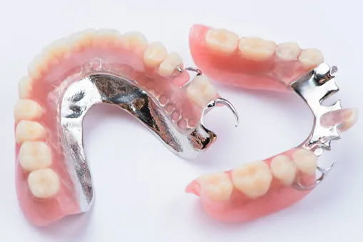 Partial denture fitting at Roam Dental Shelby Township